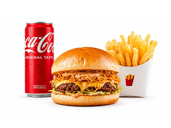 X meal (1 X Burger + 1 Fries + 1 ədəd Coca-Cola 0.33l)