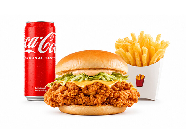 Zinger meal (1 Zinger +1 Kartof Fri + 1 Coca - Cola 0.33l)